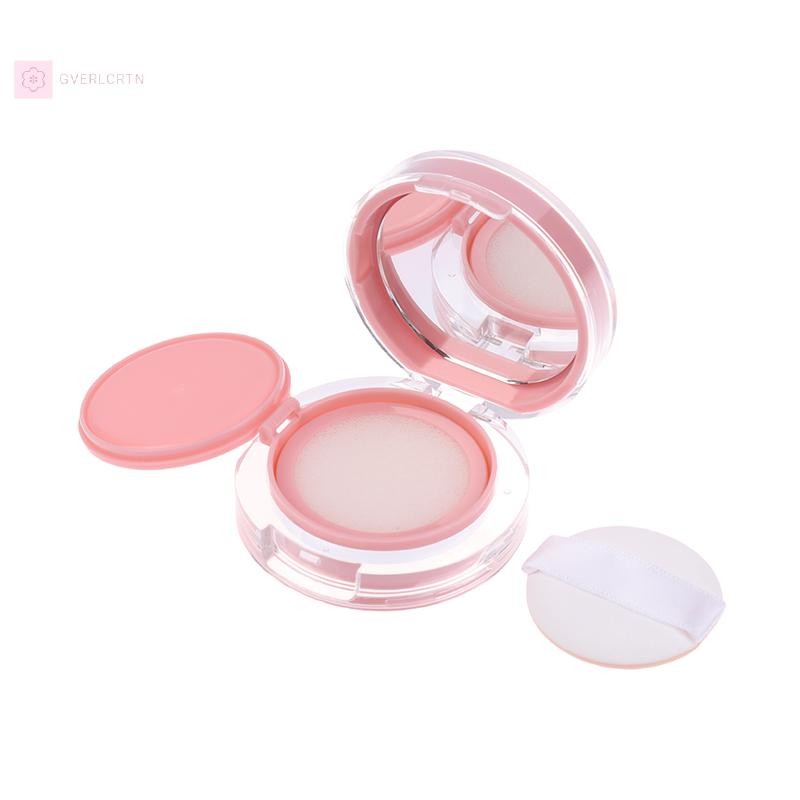 GVERLCRTN Pink Air Cushion Foundation, mút tán kèm gương, đựng mỹ phẩm BB Cream/kem trang điểm chăm sóc da [8C]