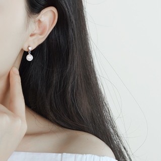 ✨✨Bông Tai Ngọc Trai Sang Trọng Bạc 925 Bông Tai Trang Sức Đơn Giản Dài Không Gây Dị Ứng Bông Tai 25.6.5