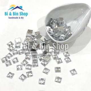 Đá Kết Vuông Đính Kết Trang Phục, Làm Phụ Kiện Thời Trang, Trang Trí Vương Miện