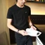 Mùa Hè 2025 Mới Áo Thun Nữ Cổ Tròn Phiên Bản Hàn Quốc Hợp Thời Trang Giảm Béo Top Nam