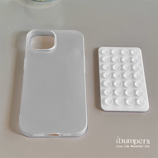 ibumpers Ốp Lưng iPhone Hình Cốc Hút 3D Trong Suốt Đơn Giản Ốp Điện Thoại Không Vân Tay iPhone 11 12 13 14 15 16 Pro Max IP 7 8 Plus X Xs XR Xs Max