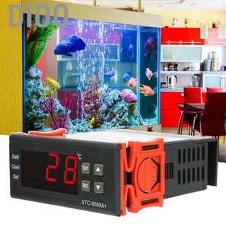 Dioo Bộ điều khiển nhiệt độ DIOO-VN 10A/220VAC STC-8080A+ Bộ điều nhiệt kỹ thuật số làm lạnh định chế làm lạnh Chế độ sưởi ấm -50 ° C-99 ° C