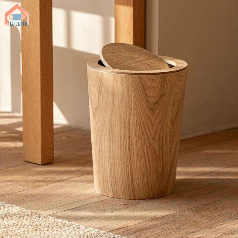 Thùng rác bằng gỗ Thùng rác, hiện đại, trang trí, thùng rác Giỏ đựng rác nhà bếp