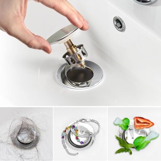 Bộ thoát nước bồn rửa phòng tắm Ống bẫy P có thể mở rộng linh hoạt với nút chặn chống tắc nghẽn tích hợp để lắp đặt lỗ thoát nước Sử dụng 1 Bộ thép không gỉ vải đa năng đơn giản có thể điều chỉnh