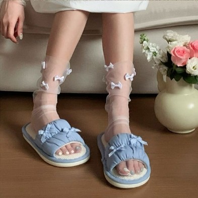 XIXITIAO Dép Vải Lanh Cotton Nữ Xuân Hè Thời Trang Nhật Bản Giày Sàn Phòng Ngủ Thoáng Khí