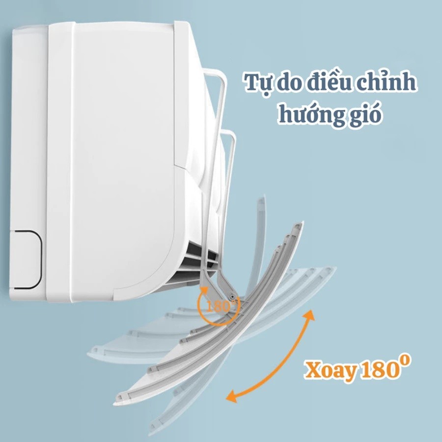Tấm Chắn Gió Điều Hoà, Tấm chuyển đổi hướng gió điều hoà, máy lạnh bảo vệ sức khoẻ gia đình - FE123