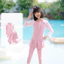 Bộ đồ bơi dài tay GC1 cho bé gái Bảo vệ tia cực tím thoải mái cho trẻ em cho hoạt động bể bơi và bãi biển GC1