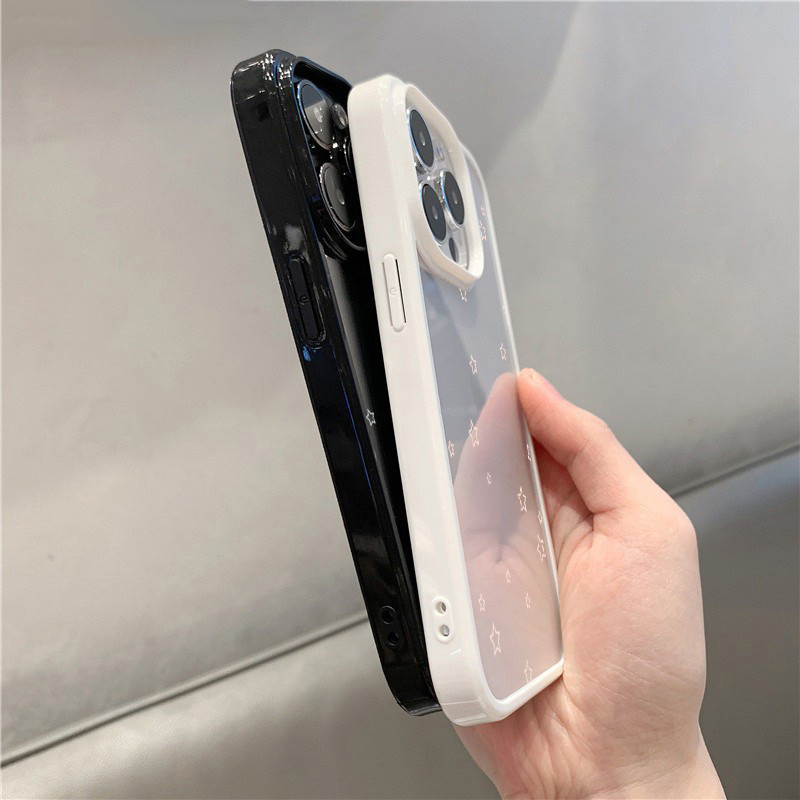 Ốp Lưng Cho Poco M6 X6 Pro 4G X5 C65 Redmi 13C 14C 13 12 10 Redmi Note 14 13 Pro Plus 5G 12 11 Nhiều Màu Sắc Ngôi Sao Nhỏ Trong Suốt Silicon Chống Sốc