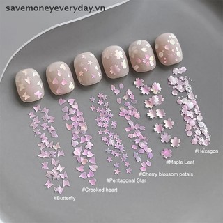 [savemoneyeveryday] Móng tay nghệ thuật Sequins Nàng tiên cá không đều Sequins Fine Sparkle Dày Mỏng Hỗn hợp Ngôi sao Sequins Trang trí móng tay [vn]