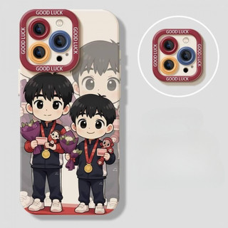 Ốp điện thoại Champion Shatou cho iPhone16 / 15 / 14 / 13 / MINI / 12 / 11 / Pro MAX / X / XS / XR / 7 / 8 / 6 Vỏ bảo vệ toàn diện bằng silicon lỏng chống sốc và chống rơi