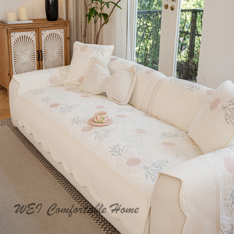 2025 Đệm Sofa Mới Bộ Sofa Cotton Tất Cả Các Mùa 123 Chỗ