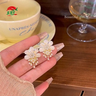 【COD】Bông tai lúa mì zircon vàng 18K dành cho nữ - phụ kiện trang sức quà tặng không gây dị ứng