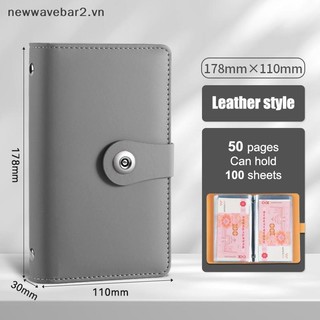 [Mới] 100 Phong Bì tiết kiệm tiền Challeng cặp đôi, sổ tay có khóa mật khẩu, chất kết dính sách tiết kiệm ngân sách có thể tái sử dụng