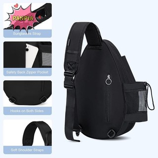 [PNPIA] Túi Tennis, Ba Lô Tennis Quilted Chứa 2 Vợt, Túi Pickleball Sling Chống Thấm Nước Cho Nữ, Nam Và Thanh Niên Boutique