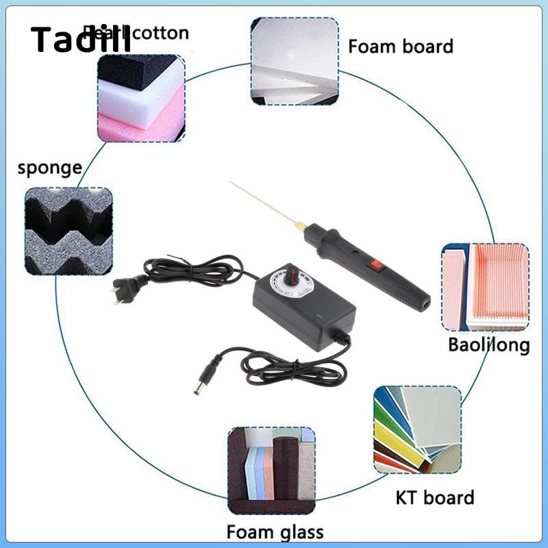 Bộ dụng cụ cắt xốp Máy cắt điện, Cắt 240V với Bộ chuyển đổi điện áp điện tử Phích cắm US