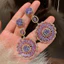 Handmade Sang Trọng Zircon Tinh Tế Phong Cách Mới Sang Trọng Bông Tai Sang Trọng Bán Buôn