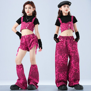 Đồ Nhảy Hiện Đại Hiphop Trẻ Em Set Đồ Dance Jazz Quần Nhảy Crop Top Đồ Nhảy Cho Bé Gái Bộ Tập Nhảy Cho