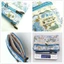 Túi đựng tiền xu hoa tươi thời trang bằng vải Cotton bốn lớp Ví nhỏ Ví đựng tiền xu Ví cầm tay cổ điển Túi đựng thẻ Mới