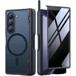 Ốp điện thoại MOBOSI Privacy cho Z Fold 6 có bảo vệ màn hình phía trước chống nhìn trộm Tích hợp bảo vệ bản lề từ tính & Hộp đựng bút S Vỏ điện thoại toàn thân cho Samsung Galaxy Z Fold6, Đen — ảnh 1