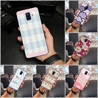 Ốp Điện Thoại Bền Cho Samsung Galaxy A6 / A6 2018, TPU Dẻo, Bảo Vệ Toàn Diện, Chống Va Đập, Chống Bụi, Hoạt Hình Dễ Thương, Tương Thích Galaxy A6 / A6 2018