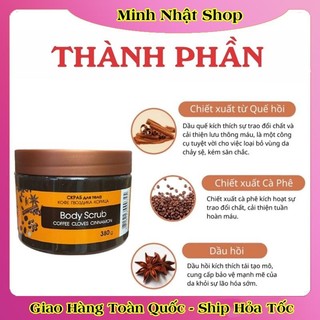 [MẪU MỚI NHẤT] Tẩy Da Chết Quế Hồi Cà Phê Body Scrub Bilena Của Nga Giúp Làm Sáng Và Săn Chắc Làn Da 380g