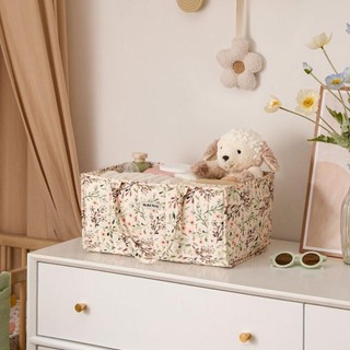 MEGOCE Tã Caddies, Túi đựng tã gấp in hoa cho bé, Dung tích lớn có tay cầm Túi đựng mẹ để du lịch Đồ thiết yếu cho bé