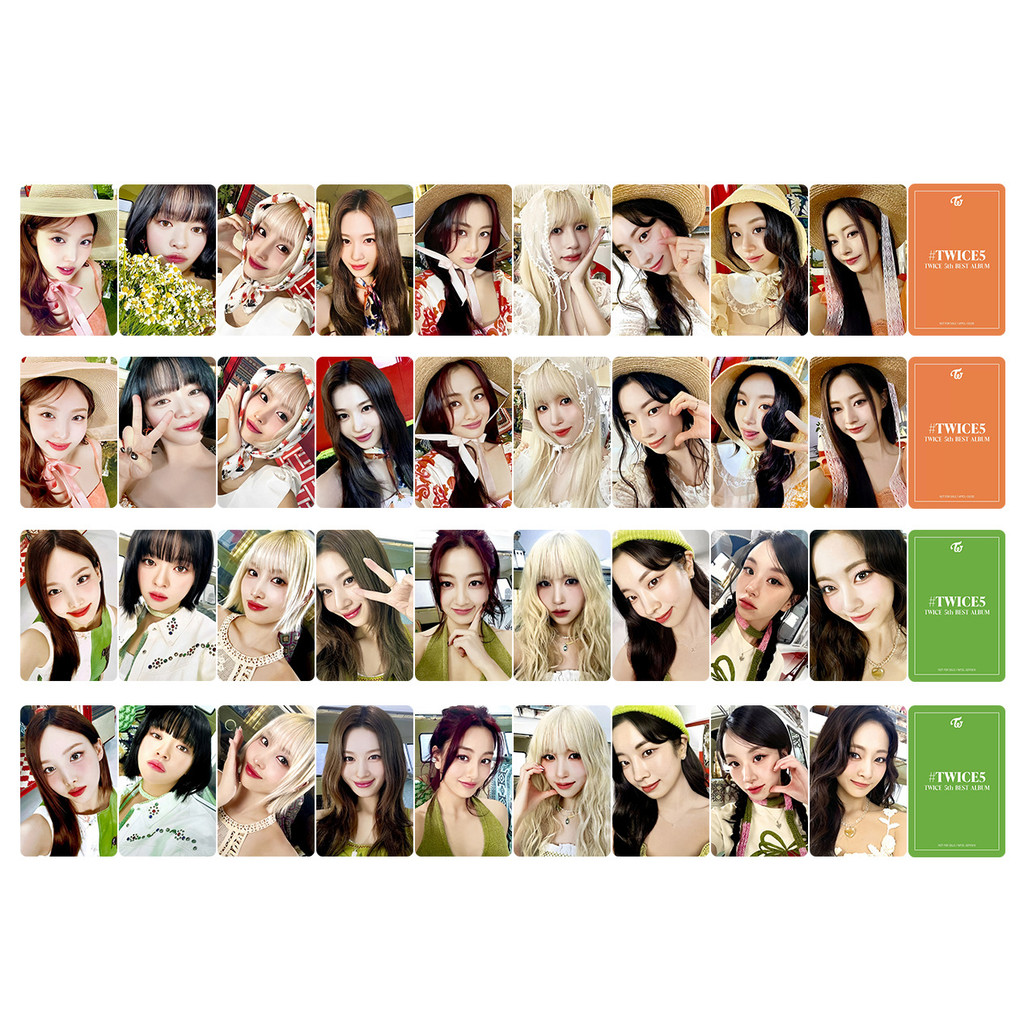 5-9 chiếc TWICE5 5th BEST ALBUM Lomo Cards Strategy 2025 Season Greeting Photocard Nayeon Jeongyeon Momo Sana Jihyo Mina Dahyun Chaeyoung Tzuyu Kpop Bưu thiếp YM