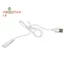 Dây sạc cáp USB Bộ đồ lỗ đồng 5V đèn pin cạo râu dây tóc Lỗ đơn 1.8 [mới]