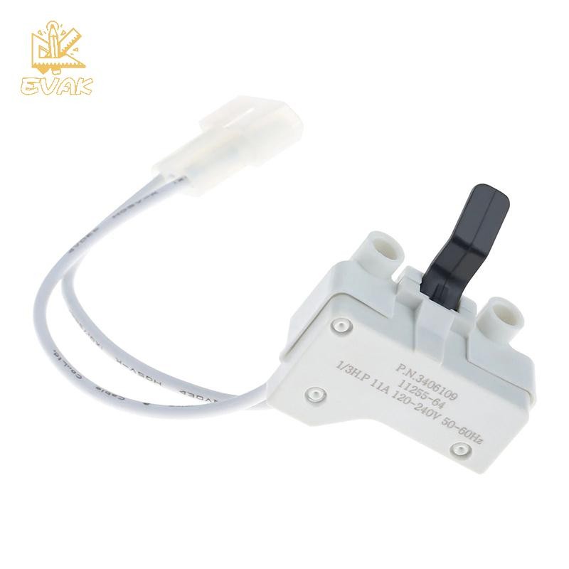 Alittlesetrtu 3406109 Cửa máy sấy nhựa thích hợp để thay thế máy sấy Sears Maytag 3405100 3405101 PS11741701 WP3406107VP VN