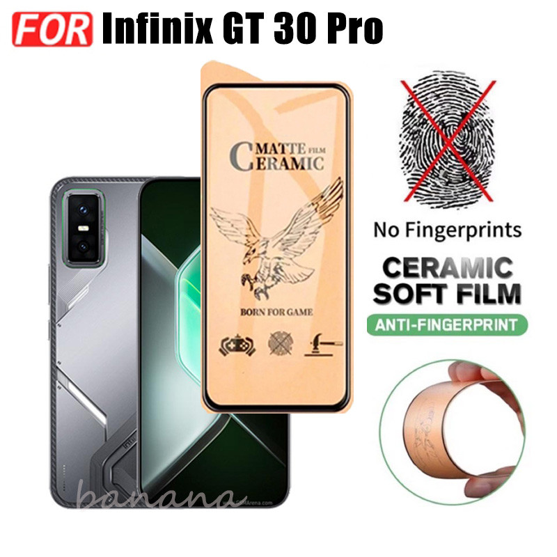 Kính cường lực gốm 3 TRONG 1 Infinix GT 30 Pro cho Infinix GT 20 Pro Ống kính máy ảnh Kính bảo vệ màn hình và phim mặt sau