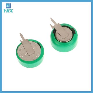 YRX 10 Chiếc 1.2V 40mAh Ni-MH Có Chân Hàn Cho Hẹn Giờ Đồ Chơi Đồng Hồ Máy Trợ Thính Thiết Bị Năng Lượng Mặt Trời Nút Đồng Xu Cell.