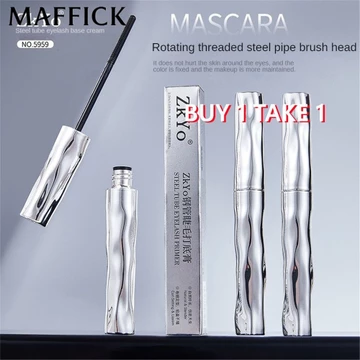[mua 1 tặng 1] Mascara Mascara chống thấm nước Mascara ống thép xoắn lâu trôi không nhòe Mascara lót mi Làm cong mi Trang điểm mắt 【bluey】