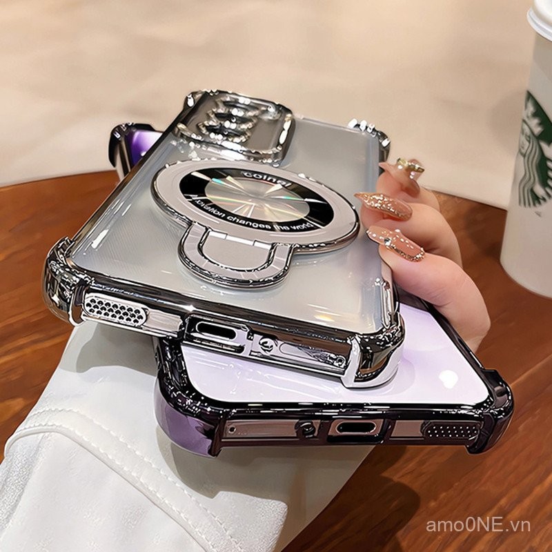 Ốp lưng cho Realme 5 5i 6 6i 7 8 9 10 Pro Plus 7i 9i C3 C17, giá đỡ nhẫn, mạ điện, ốp điện thoại từ tính, bảo vệ camera, chân đế, chống sốc, vỏ silicone mềm