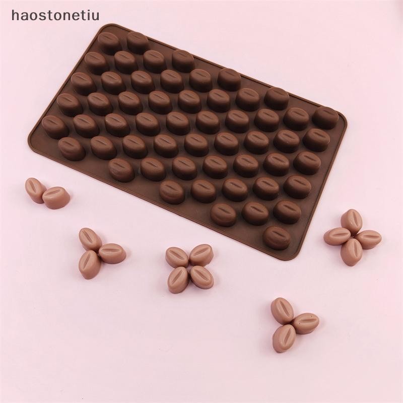 HA 7 / 55 Khoang Cà Phê Đậu Sô Cô La Sugarcraft Kẹo Khuôn Silicon Fondant Bánh Trang Trí Nướng Bánh Ngọt Dụng Cụ n