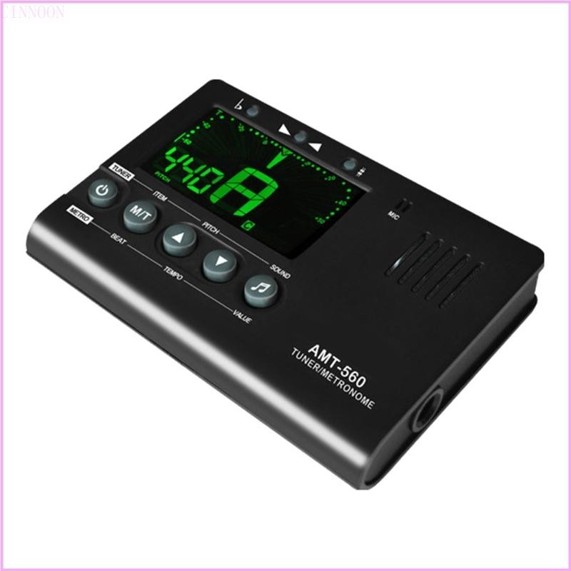 Cinna Digital Metronome Tuner Tone Generator 3 trong 1 Công cụ âm nhạc Điện tử Metronome Guitar Tuner cho Bass Violin Ukule