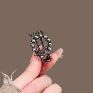 MAUROPOLI [Sẵn Sàng] Kẹp Tóc Ngọc Trai Bướm Dễ Thương Tinh Tế Phong Cách Mới Cho Tóc Gãy Nổ Kẹp Mỏ Vịt Độc Đáo