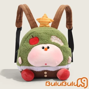 balo búp bê sang trọng dành cho (3-5 tuổi) bé gái Phụ nữ, Phim hoạt hình dễ thương Apple Tree Thời trang mềm mại Ba lô Túi đi học nhẹ cho bé gái Phụ nữ