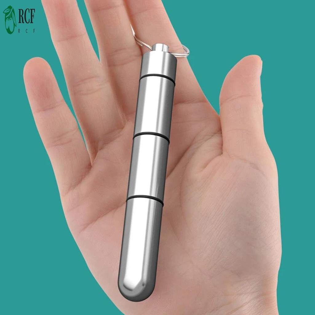 6 Dụng cụ đào tai bằng thép không gỉ Bộ thìa đào tai vít di động cho văn phòng và ký túc xá