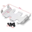 AXSPEED Kim Loại Hợp Kim Nhôm Khung Xe Giáp Bảo Vệ Tấm Trượt Cho SCX24 90081 AXI00001 002 004 005 006 1 / 24 RC Xe Bánh Xích