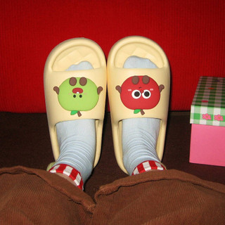 XIXITIAO Flip-Flops Nam Nữ Cặp Đôi Hoạt Hình Thoải Mái Mùa Hè Dễ Thương Đế Dày Dép Dép