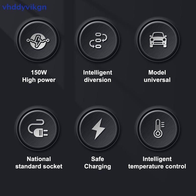 VHDD Universal 150W Biến tần ô tô 12V / 24V sang 110V / 220V Bộ chuyển đổi nguồn tự động USB Type C Sạc biến tần ô tô cho VN