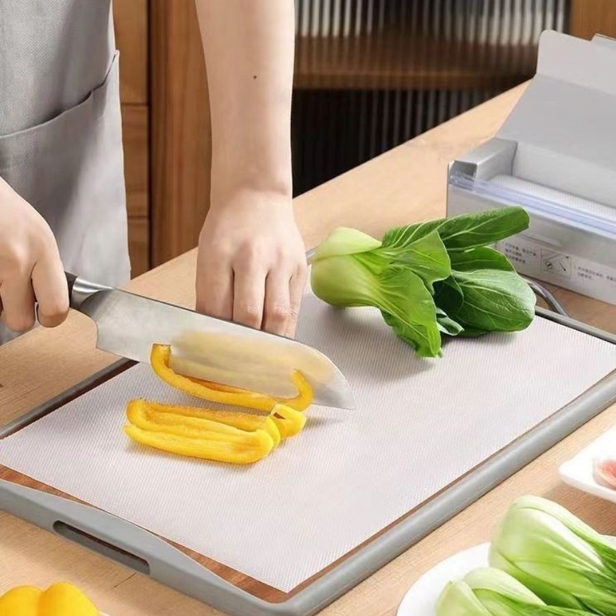 Cuộn Lót Thớt Kháng Khuẩn Dùng Một Lần Chống Trơn Trượt, Tấm Lót Thớt Dùng Một Lần Dài 300cm