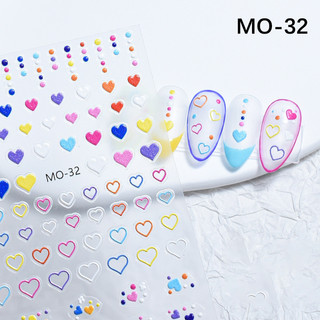 Nail Art Nhãn dán móng tay ngôi sao năm cánh, hình ngôi sao rỗng, màu sắc, hình trái tim, trang trí móng tay, công cụ làm móng cho tiệm nail