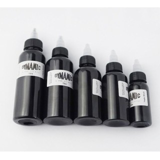Mực xăm NCE màu đen dành cho nghệ thuật body art, phù hợp tập luyện với các dung tích: 30ml, 60ml, 80ml, 90ml.