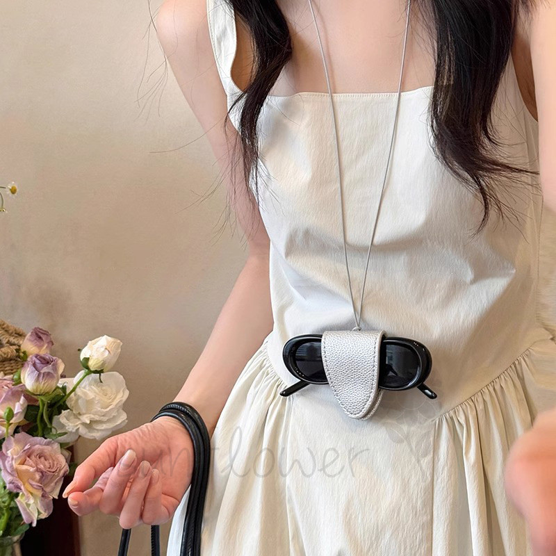 [hướng dương] Dây từ tính Dopamine Kính da Kẹp kính râm Dây buộc trang trí