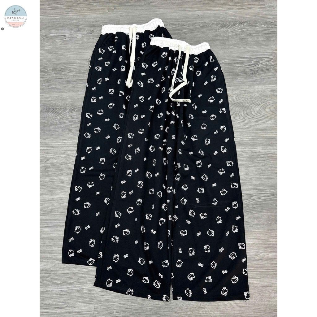 Sét Bộ Quần Mèo + mix áo phông croptop trơn chất tăm lạnh-chang3158
