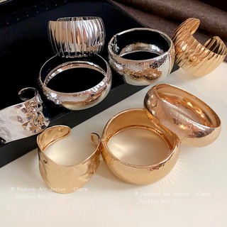 Châu Âu và Hoa Kỳ vòng tay kim loại thích hợp khí chất gió lạnh cá tính với ánh sáng sang trọng cao cấp trang sức tay bán buôn
