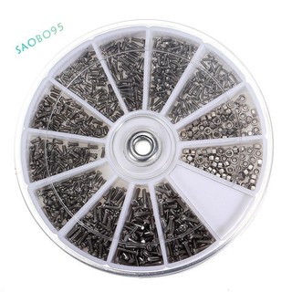 12 Kiểu 600 Chiếc Ốc Vít thép không gỉ bộ vít máy cho kính điện thoại di động PC