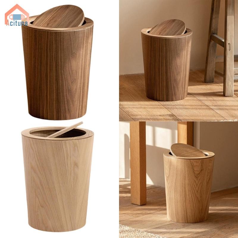 Thùng rác bằng gỗ Thùng rác, hiện đại, trang trí, thùng rác Giỏ đựng rác nhà bếp