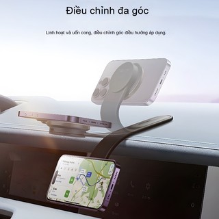Giá đỡ điện thoại ô tô từ tính – Hít nam châm siêu mạnh, gập gọn, tương thích mọi loại xe